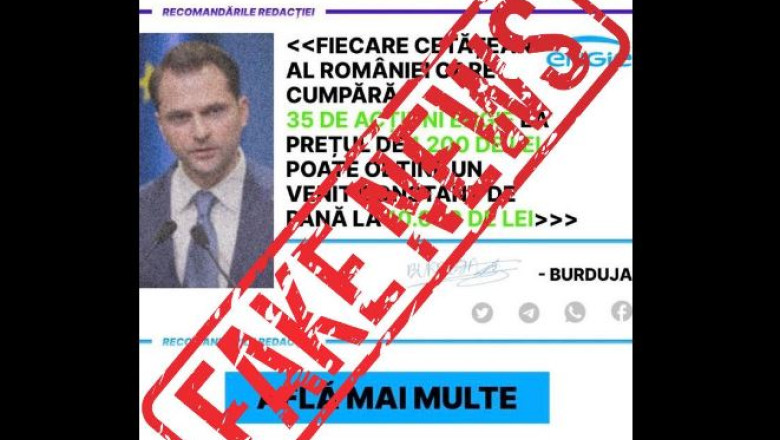 Sebastian Burduja avertizeaza ca imaginea lui e folosita intr-o frauda online: „Pagina promite castiguri uriase” Imagine