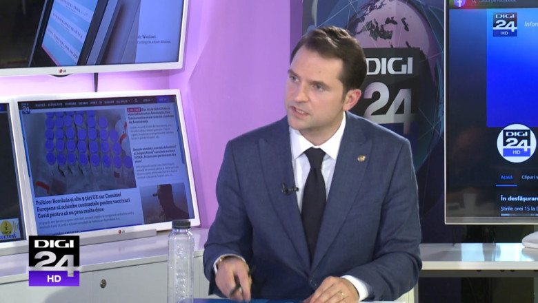 Sebastian Burduja, la Interviurile Digi24.ro: Digitalizarea este o prioritate nationala. Fiecare serviciu public trebuie simplificat Imagine
