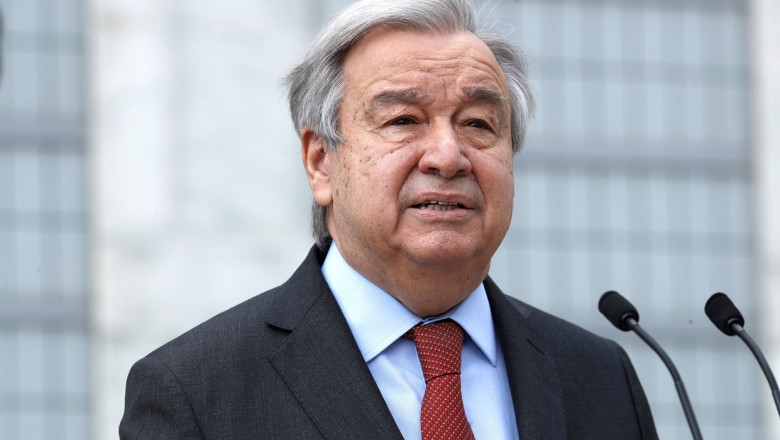 Secretarul general al ONU ii propune lui Putin un mod de a prelungi acordul pentru transportul cerealelor ucrainene pe Marea Neagra Imagine