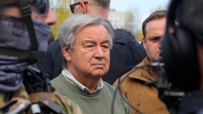 Secretarul general al ONU spune ca nu se asteapta la pace in Ucraina prea curand Imagine