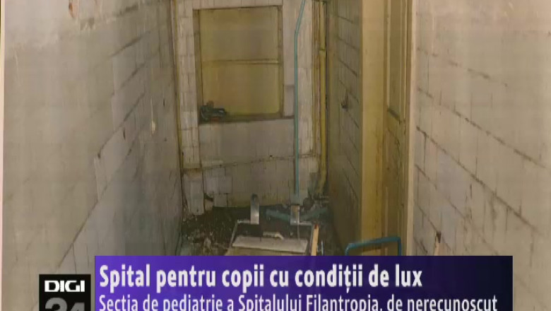 Sectia de pediatrie a Spitalului Filantropia din Craiova, de nerecunoscut Imagine