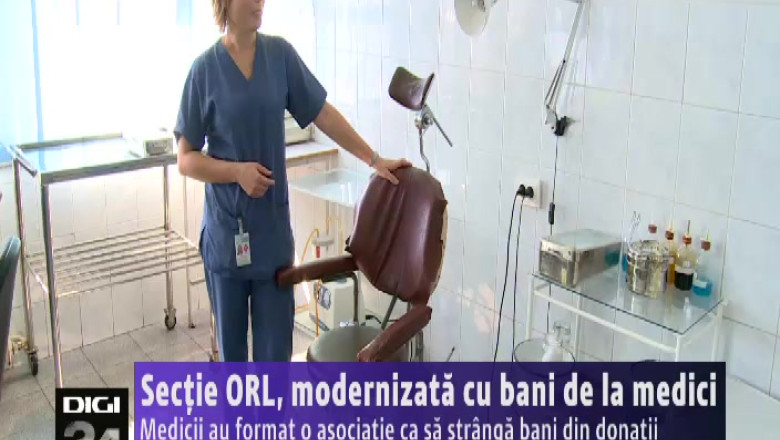 Sectie ORL din Slatina, modernizata cu bani de la medici Imagine