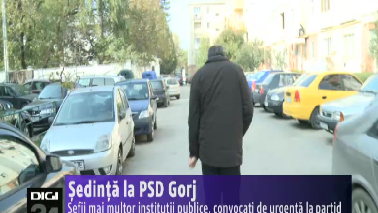 Sedinta la PSD Gorj. Sefii mai multor institutii publice, convocati de urgenta la partid Imagine