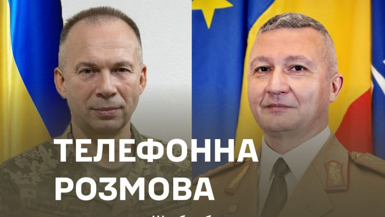 Seful Armatei Romane a vorbit cu omologul sau ucrainean. Despre ce au discutat cei doi Imagine