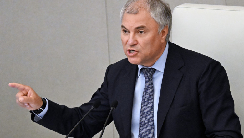 Seful Dumei de Stat de la Moscova acuza NATO ca deja participa la razboiul din Ucraina Imagine