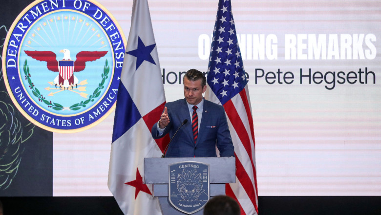 Seful Pentagonului, Pete Hegseth, spune ca SUA nu vor razboi cu Beijingul, dar vor proteja Canalul Panama de China Imagine