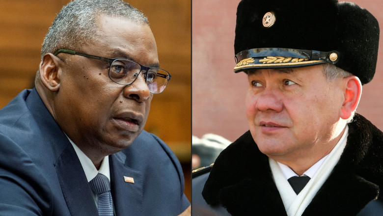 Seful Pentagonului si Serghei Soigu au discutat la telefon pentru prima oara de cand rusii au invadat Ucraina Imagine