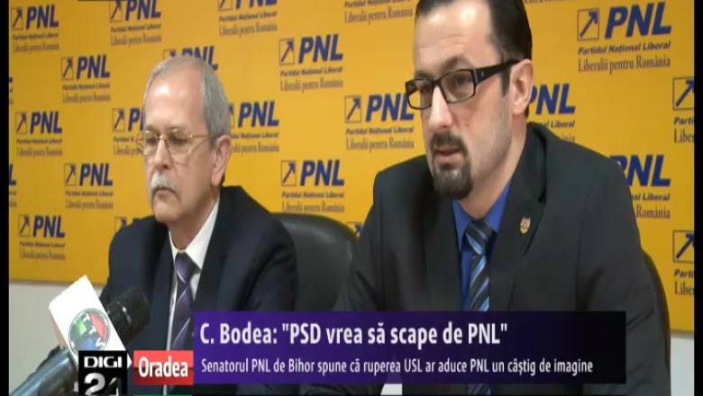 Senatorul liberal de Bihor Cristian Bodea: "PSD vrea sa scape de PNL" Imagine