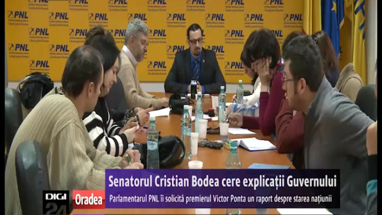 Senatorul PNL Bihor Cristian Bodea ii cere premierului Victor Ponta un raport despre starea natiunii Imagine