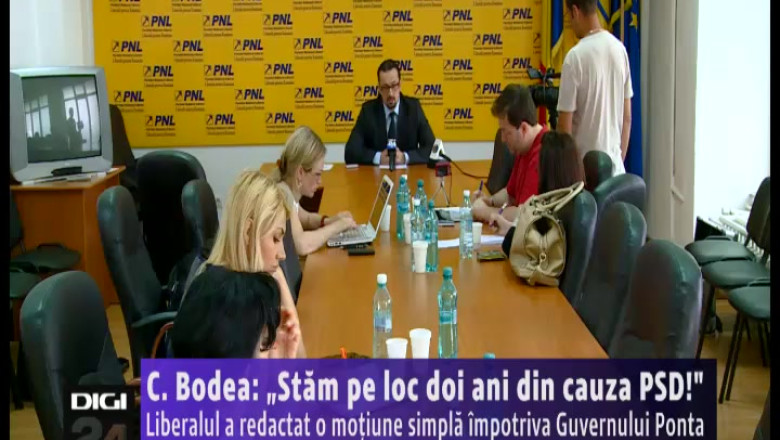 Senatorul PNL de Bihor Cristian Bodea a redactat o motiune simpla impotriva Guvernului Ponta Imagine