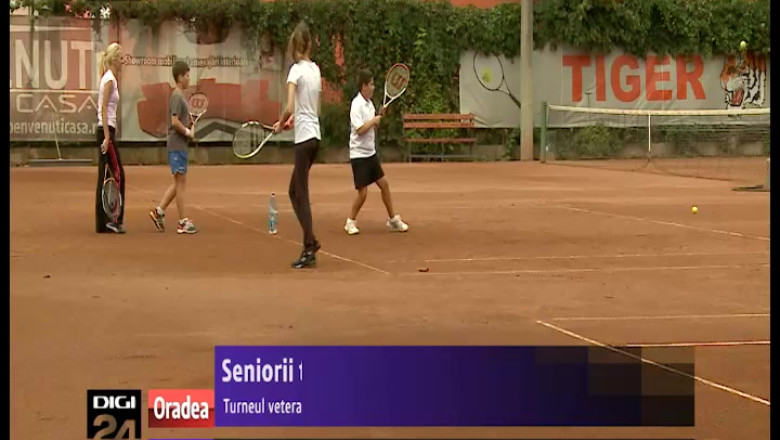Seniorii tenisului se intalnesc la Oradea. Turneul veteranilor este unul dintre cele mai valoroase din tara Imagine