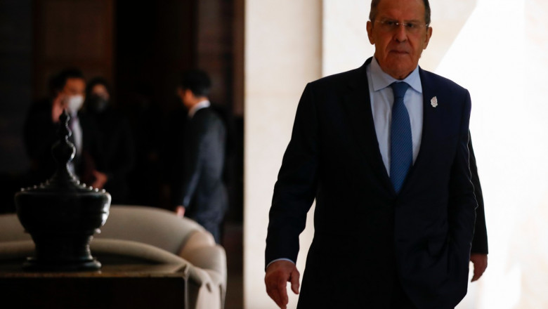 Serghei Lavrov a parasit summitul G20, suparat ca Antony Blinken a refuzat o intalnire cu el: „Nu vom alerga dupa nimeni” Imagine
