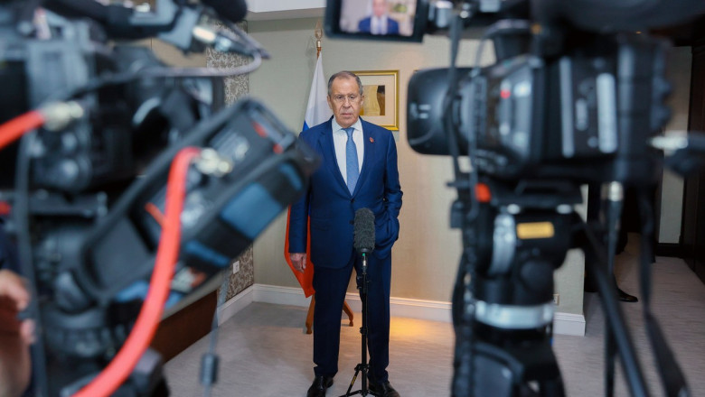 Serghei Lavrov, enervat la reuniunea ASEAN de criticile aduse Rusiei din cauza razboiului declansat in Ucraina Imagine