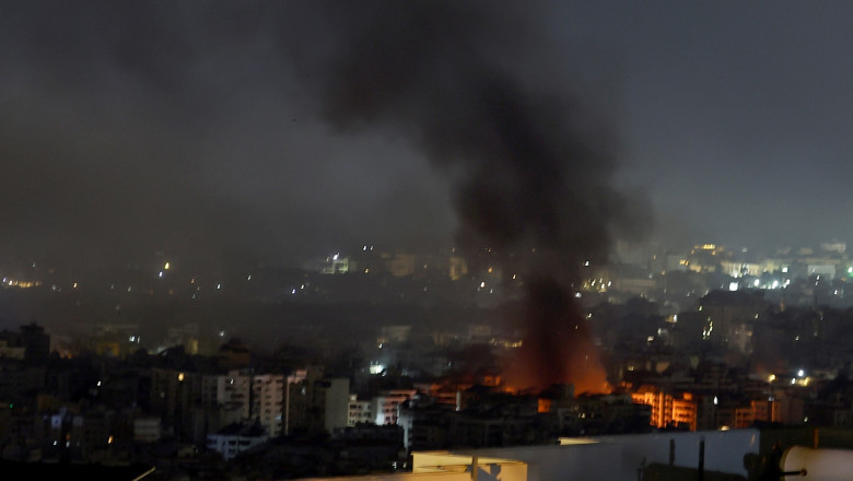 Serie de explozii in Beirut: Israelul a lansat 11 lovituri consecutive. Care a fost tinta Imagine