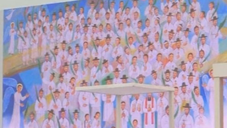 SEUL. Papa Francisc a beatificat 124 de martiri Imagine