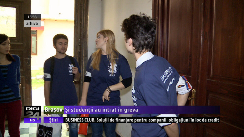 Si studentii au intrat in greva Imagine