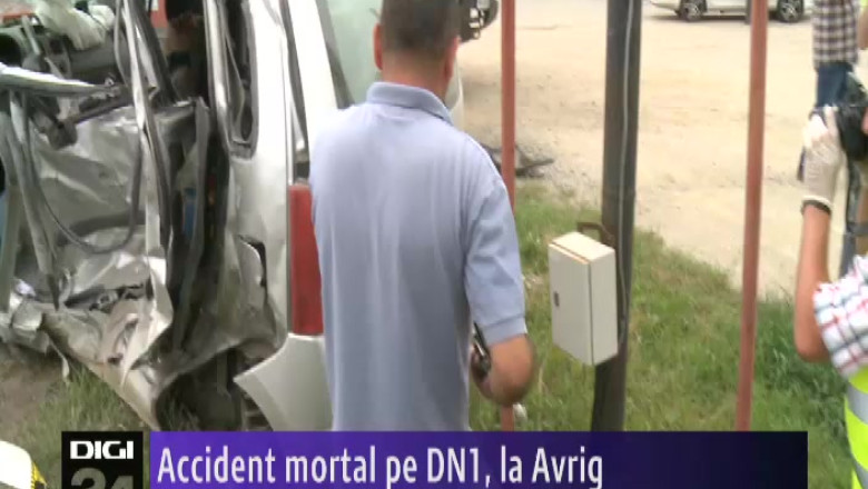SIBIU. Accident mortal pe DN1, la Avrig Imagine