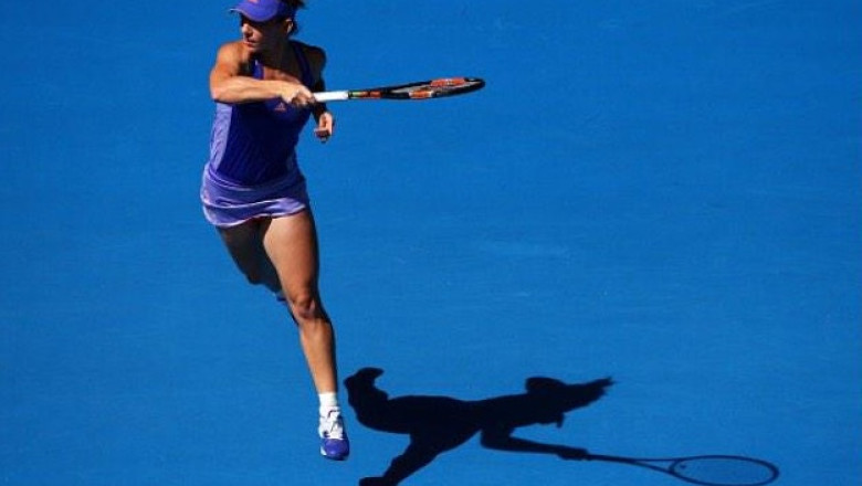 Simona Halep a castigat primul meci la editia 2015 de la Australian Open Imagine