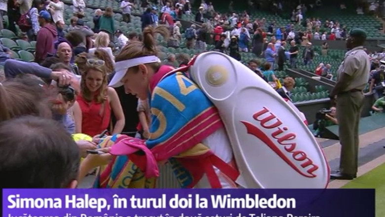 Simona Halep a debutat cu dreptul la Wimbledon Imagine