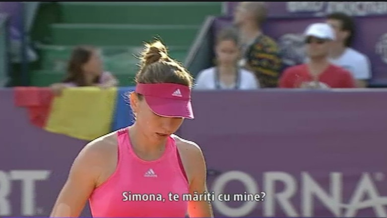Simona Halep a fost ceruta in casatorie in timpul finalei cu Roberta Vinci Imagine