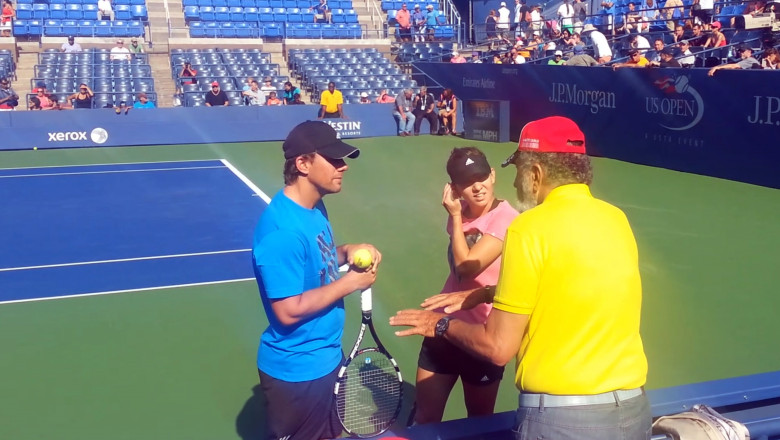 SIMONA HALEP este sustinuta de Ion tiriac la turneul US OPEN Imagine