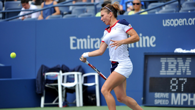 Simona Halep: „Ploaia a fost un dezavantaj in meciul cu Penetta, m-a scos din ritm” Imagine