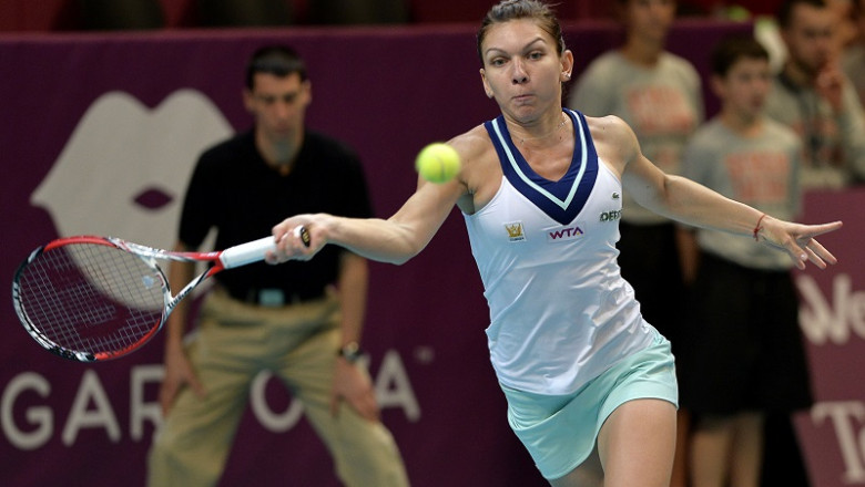 Simona Halep s-a calificat pentru prima data in sferturile de finala de la Doha Imagine