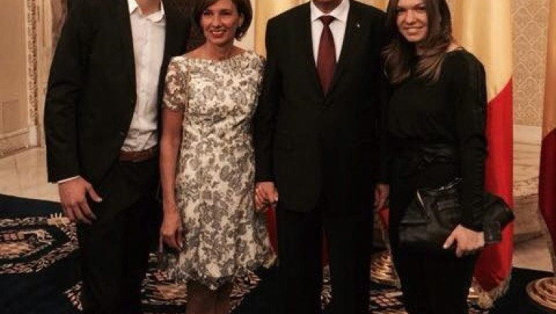 Simona Halep si Klaus Iohannis, prima fotografie impreuna Imagine