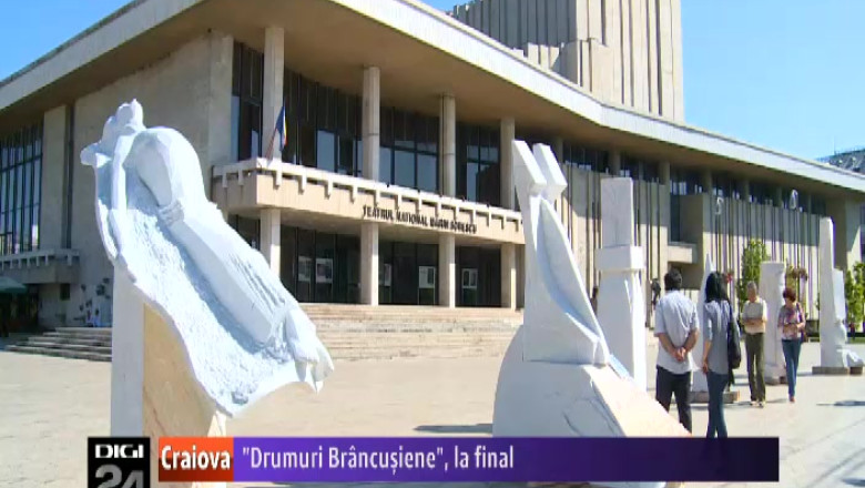 Simpozionul National "Drumuri Brancusiene", la final. Lucrarile sculptorilor participanti, expuse in Piata „Wiliam Shakespeare” din Craiova Imagine