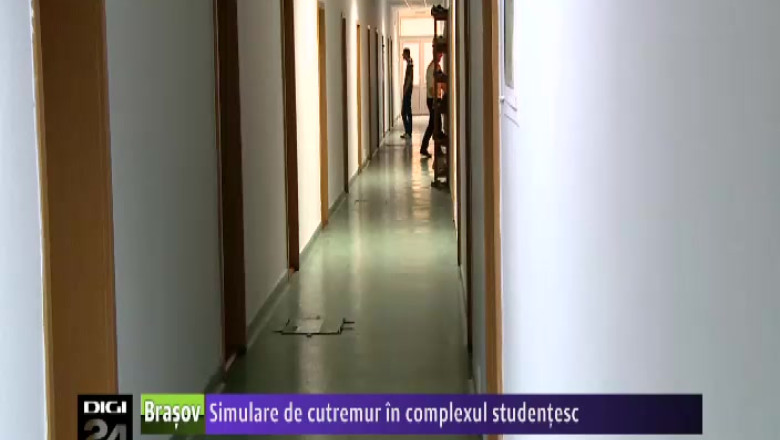 Simulare de cutremur in complexul studentesc Imagine