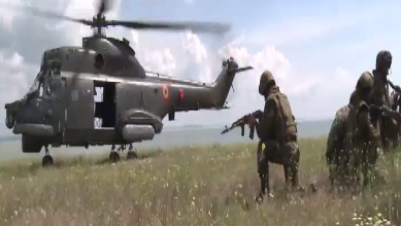 Simulare de eliberare de ostatici la Babadag  Imagine