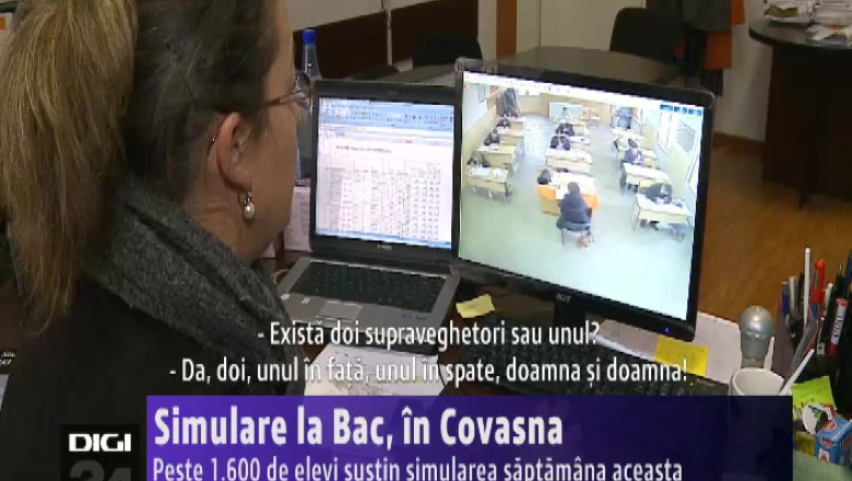 Simulare la Bac, in Covasna Imagine