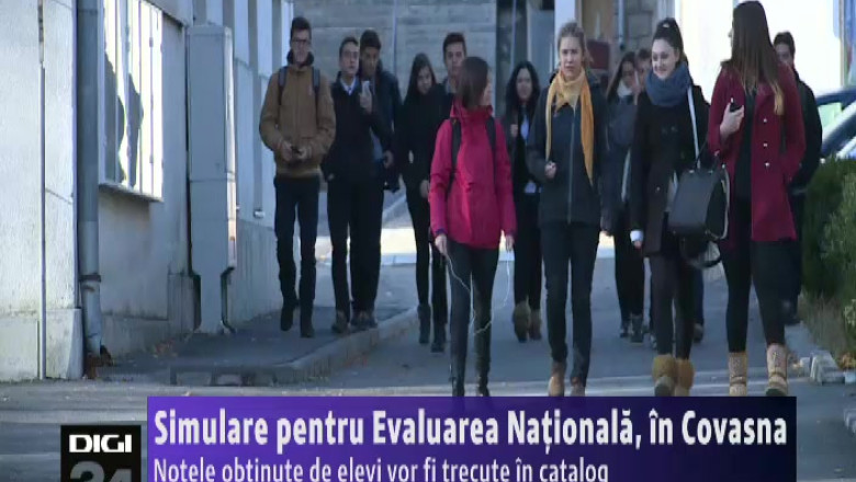 Simulare pentru Evaluarea Nationala, in Covasna  Imagine