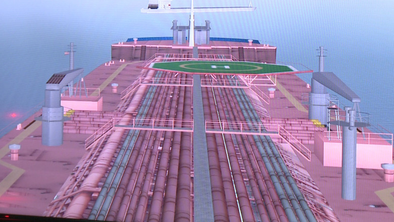 Simulator de navigatie unic, la Constanta. Studentii la Marina vor testa situatii pe care le vor intalni pe mare Imagine
