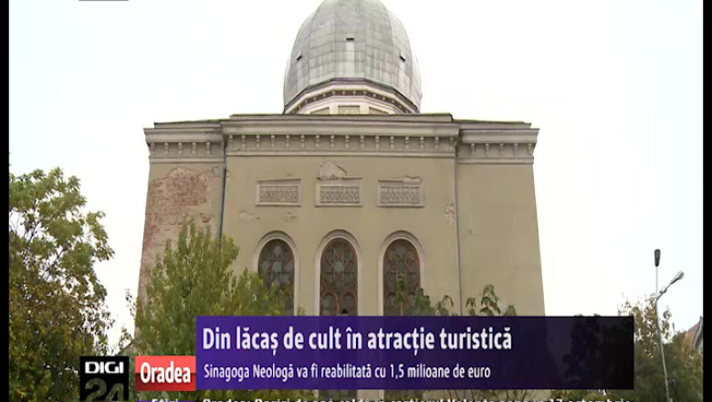 Sinagoga Neologa din Oradea va fi reabilitata cu 1,5 milioane de euro Imagine