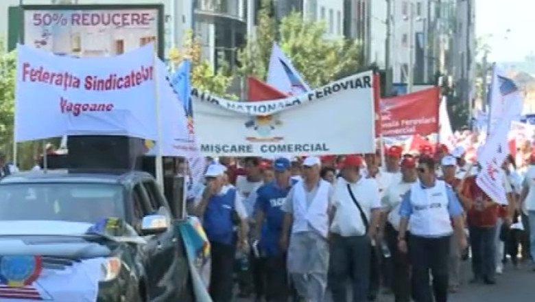 Sindicalistii CFR ameninta sa intre in greva Imagine