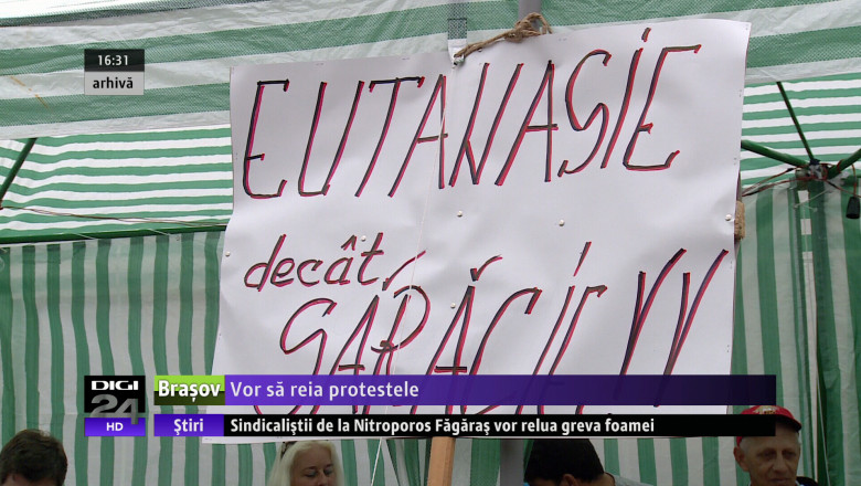 Sindicalistii de la Nitroporos Fagaras vor relua protestele Imagine