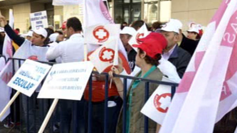 Sindicalistii din Sanatate anunta ca vor relua protestele Imagine