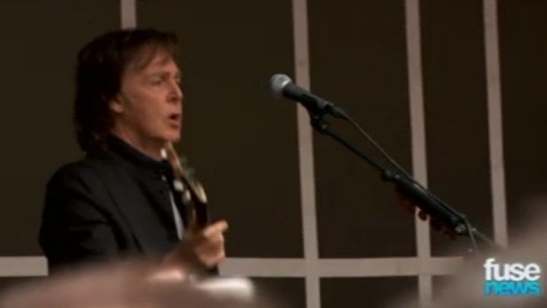 Sir Paul McCartney, concert-surpriza la New York Imagine