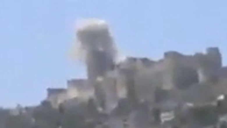 SIRIA. O fortareata medievala, veche de peste 900 de ani, a devenit camp de lupta in razboiul civil   Imagine