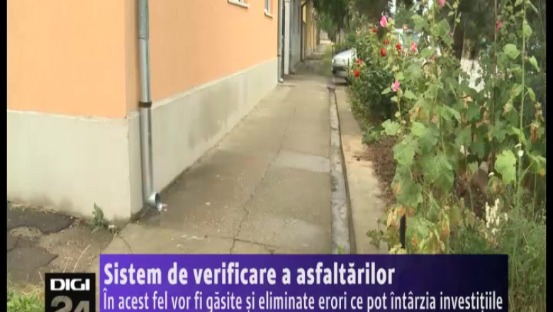 Sistem de verificare a asfaltarilor in Oradea Imagine