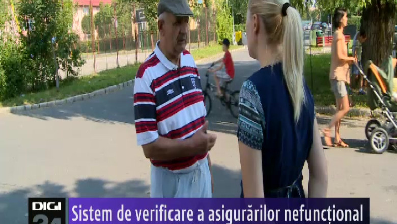 Sistem de verificare a asigurarilor nefunctional Imagine