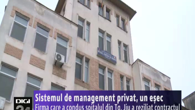 Sistemul de management privat, un esec. Firma care a condus spitalul din Tg. Jiu a reziliat contractul Imagine