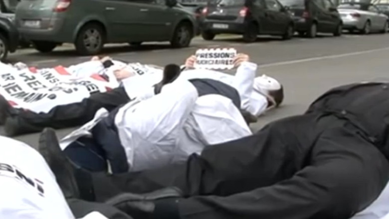 Sistemul medical din Franta a intrat in greva Imagine