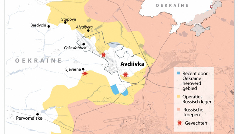 Situatia la Avdiivka a devenit „extrem de critica” pentru ucraineni. Kievul trimite in zona o brigada compusa din fosti militari „Azov” Imagine