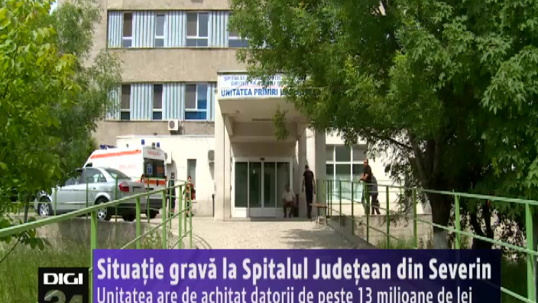 Situatie grava la Spitalul Judetean din Severin. Unitatea are de achitat datorii de peste 13 milioane de lei   Imagine