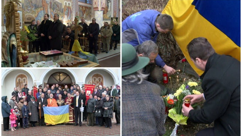 Slujbe de pomenire, in Banat, pentru mortii de la Kiev: ”Sunt zile grele pentru mama Ucraina” Imagine