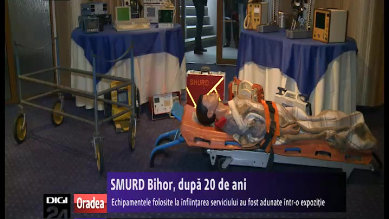 SMURD Bihor, dupa 20 de ani. Echipamentele folosite la infiintarea serviciului au fost adunate intr-o expozitie Imagine