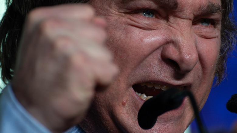 Soc in Argentina dupa ce candidatul de extrema dreapta care „nu se piaptana” a invins toate partidele traditionale in alegeri Imagine