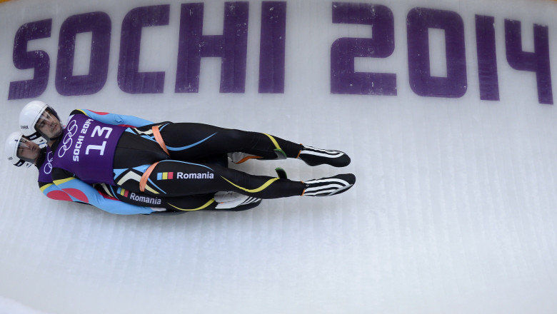 SOCI 2014. Romanii rateaza o proba fiindca li s-a defectat sania Imagine